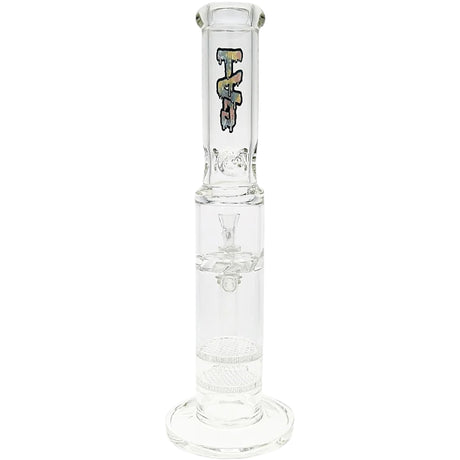 Thick Ass Glass 16" Glass Double Honeycomb Bong w/ Spinning Guard