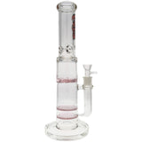 Thick Ass Glass 16" Glass Double Honeycomb Bong w/ Spinning Guard