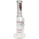 Thick Ass Glass 16" Glass Double Honeycomb Bong w/ Spinning Guard
