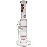 Thick Ass Glass 16" Glass Double Honeycomb Bong w/ Spinning Guard