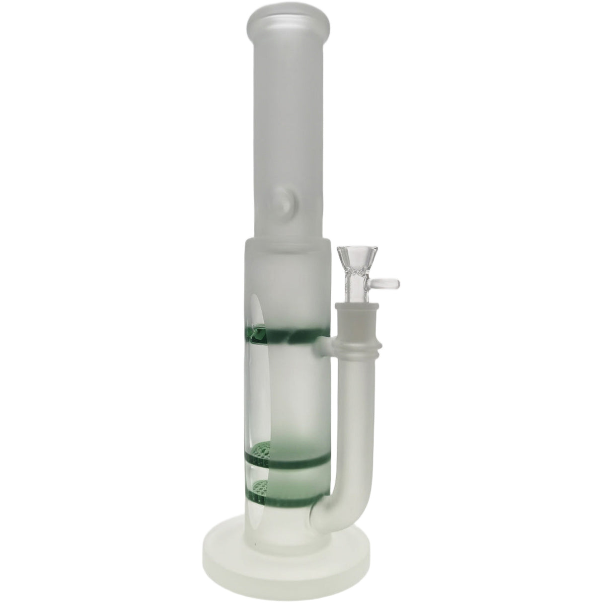 Thick Ass Glass 16" Glass Double Honeycomb Bong w/ Spinning Guard