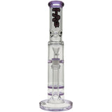 Thick Ass Glass 16" Glass Double Honeycomb Bong w/ Spinning Guard