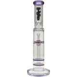 Thick Ass Glass 16" Glass Double Honeycomb Bong w/ Spinning Guard