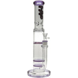 Thick Ass Glass 16" Glass Double Honeycomb Bong w/ Spinning Guard
