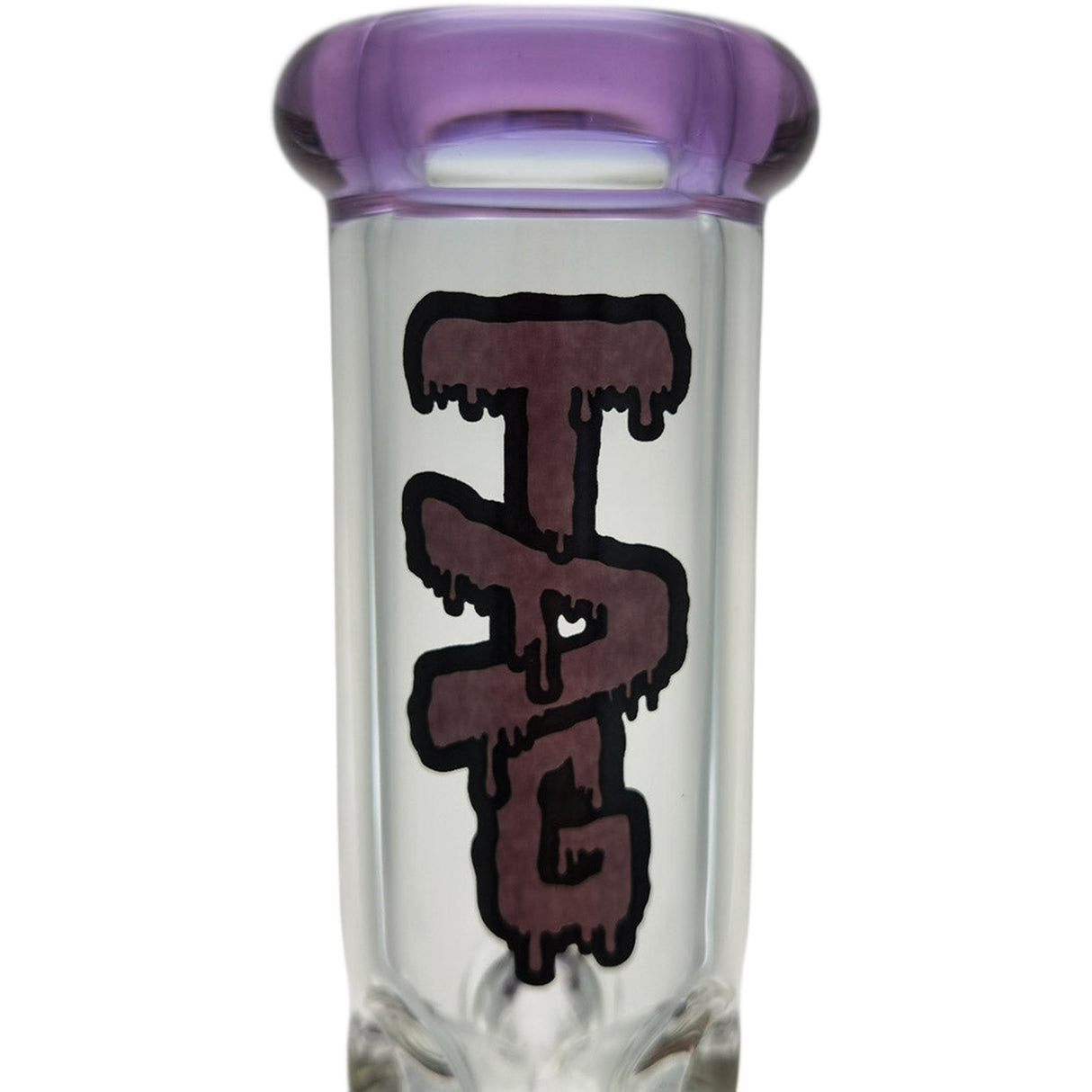 Thick Ass Glass 16" Glass Double Honeycomb Bong w/ Spinning Guard