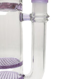 Thick Ass Glass 16" Glass Double Honeycomb Bong w/ Spinning Guard