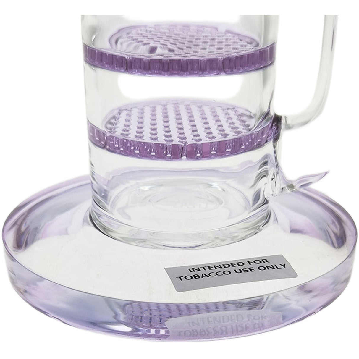 Thick Ass Glass 16" Glass Double Honeycomb Bong w/ Spinning Guard