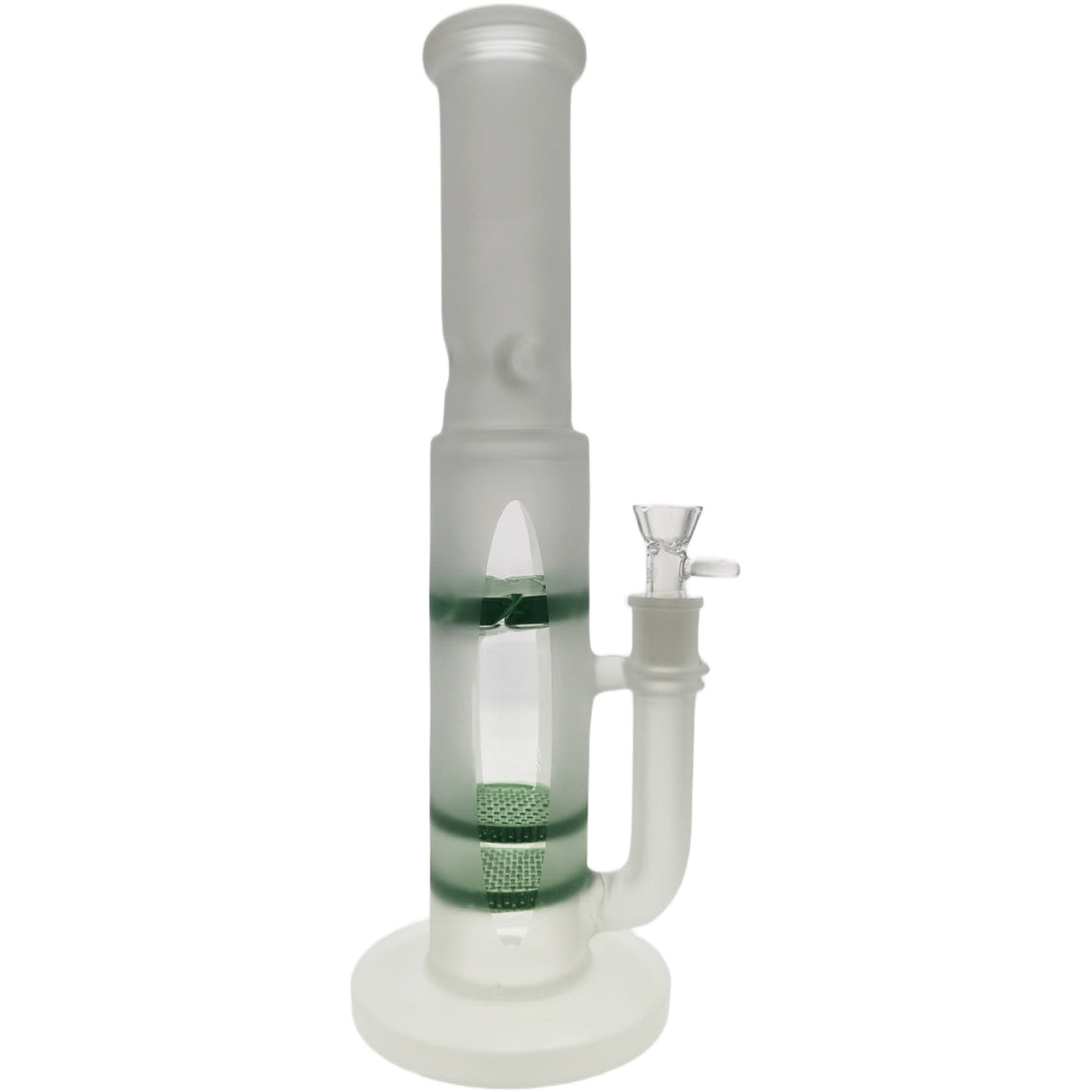 Thick Ass Glass 16" Glass Double Honeycomb Bong w/ Spinning Guard