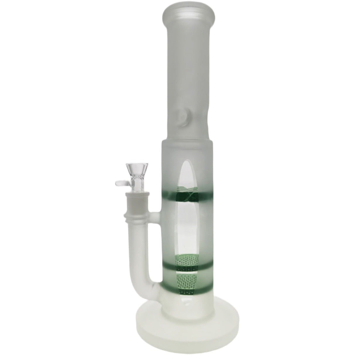 Thick Ass Glass 16" Glass Double Honeycomb Bong w/ Spinning Guard