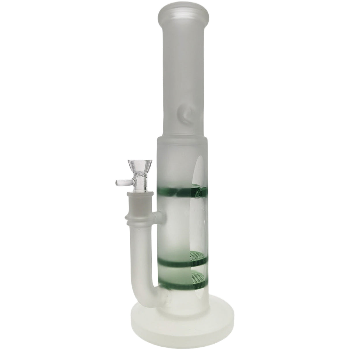 Thick Ass Glass 16" Glass Double Honeycomb Bong w/ Spinning Guard
