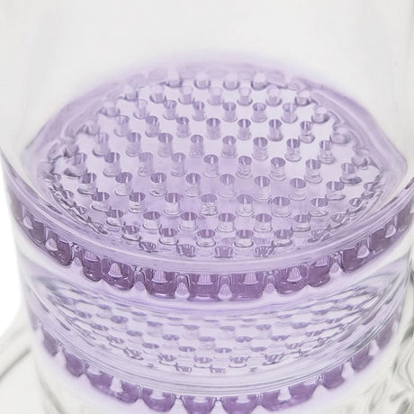 Thick Ass Glass 16" Glass Double Honeycomb Bong w/ Spinning Guard