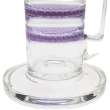 Thick Ass Glass 16" Glass Double Honeycomb Bong w/ Spinning Guard