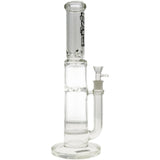 Thick Ass Glass 16" Glass Double Honeycomb Bong w/ Spinning Guard