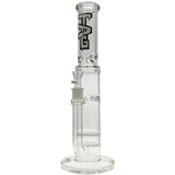 Thick Ass Glass 16" Glass Double Honeycomb Bong w/ Spinning Guard