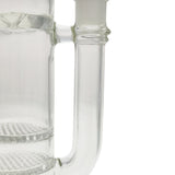 Thick Ass Glass 16" Glass Double Honeycomb Bong w/ Spinning Guard