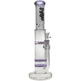 Thick Ass Glass 16" Glass Double Honeycomb Bong w/ Spinning Guard