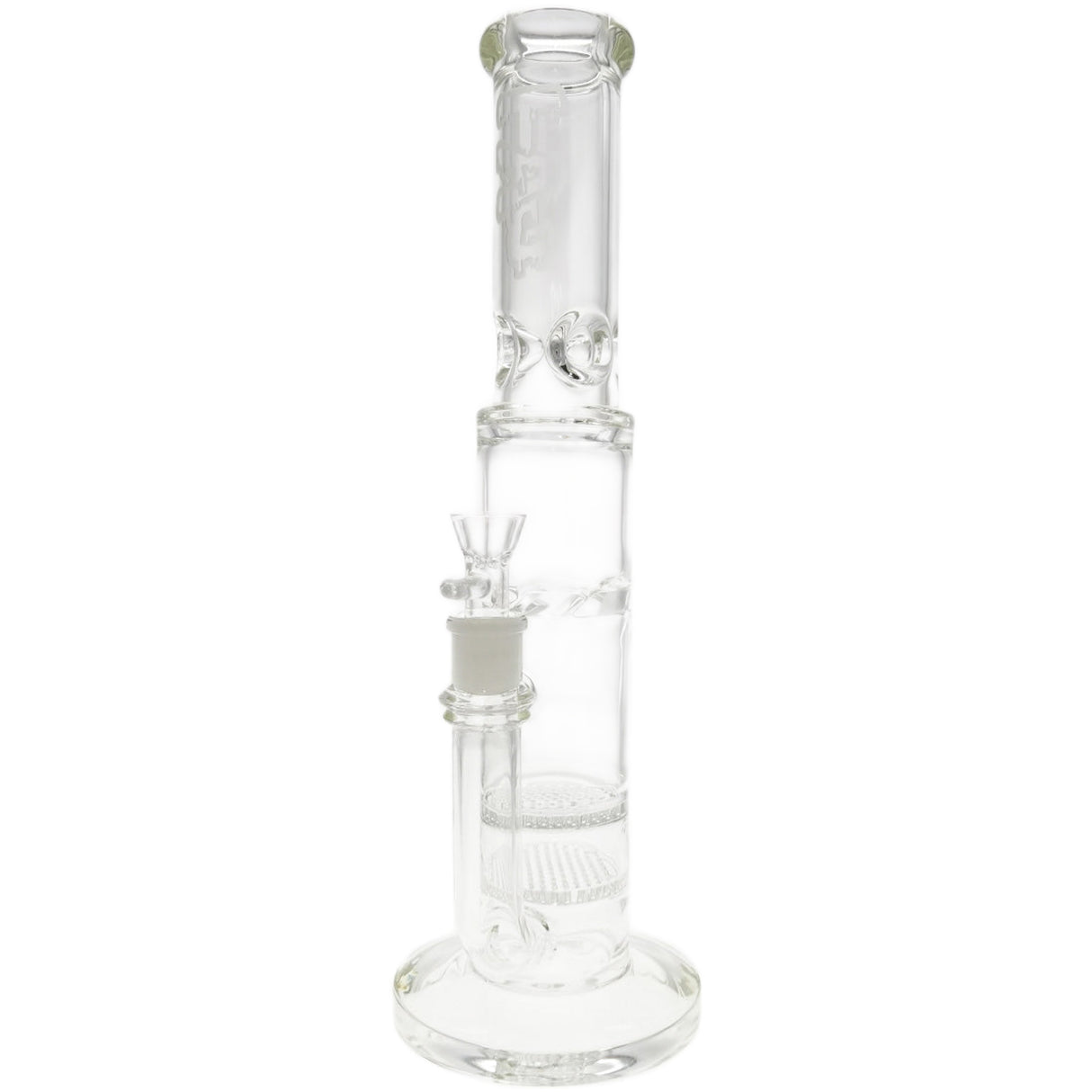 Thick Ass Glass 16" Glass Double Honeycomb Bong w/ Spinning Guard