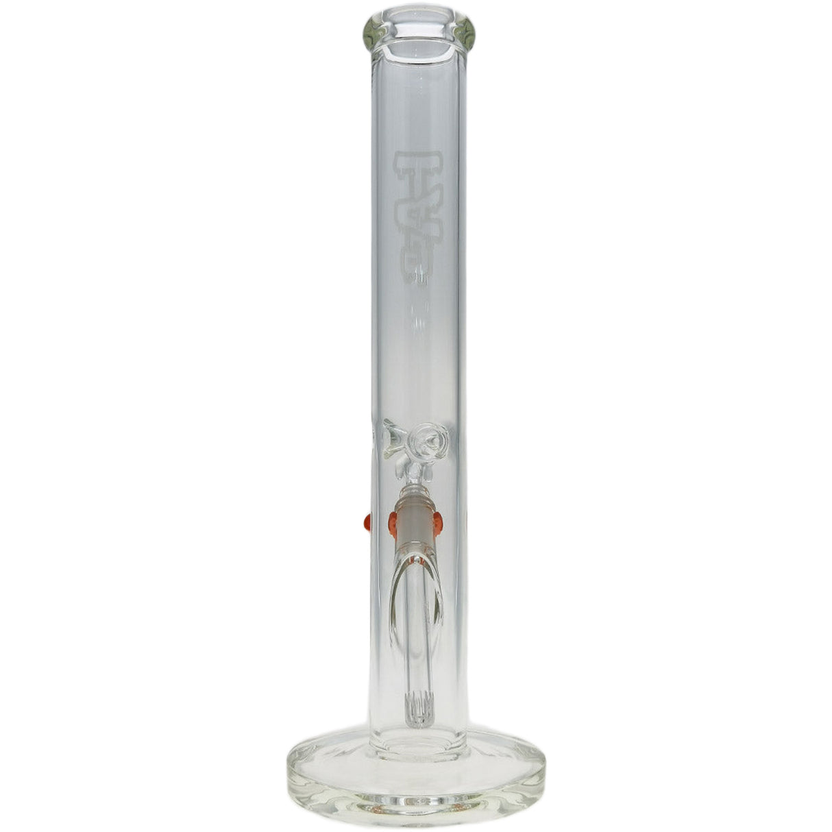Thick Ass Glass 16" Straight Tube Bong 50x5MM with 18/14MM Downstem