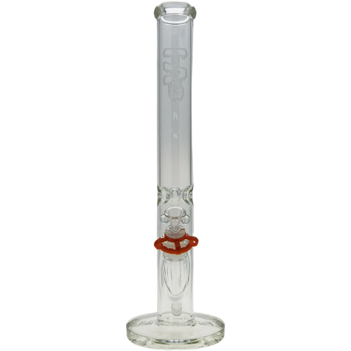 Thick Ass Glass 18" Straight Tube Bong 50x5MM with 18/14MM Downstem