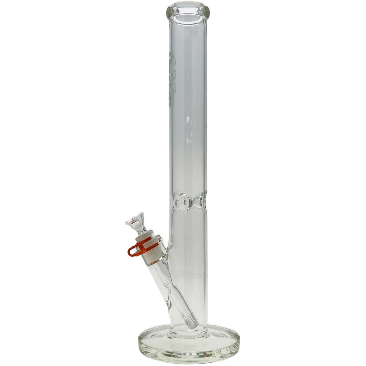 Thick Ass Glass 18" Straight Tube Bong 50x5MM with 18/14MM Downstem