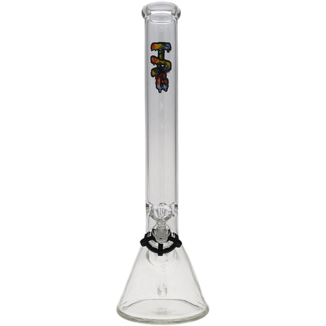 Thick Ass Glass 18" Tie Dye Beaker Bong 5mm Borosilicate w/ Downstem