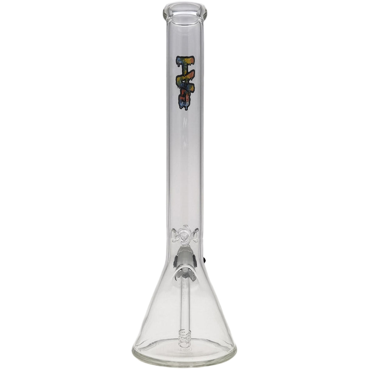 Thick Ass Glass 18" Tie Dye Beaker Bong 5mm Borosilicate w/ Downstem