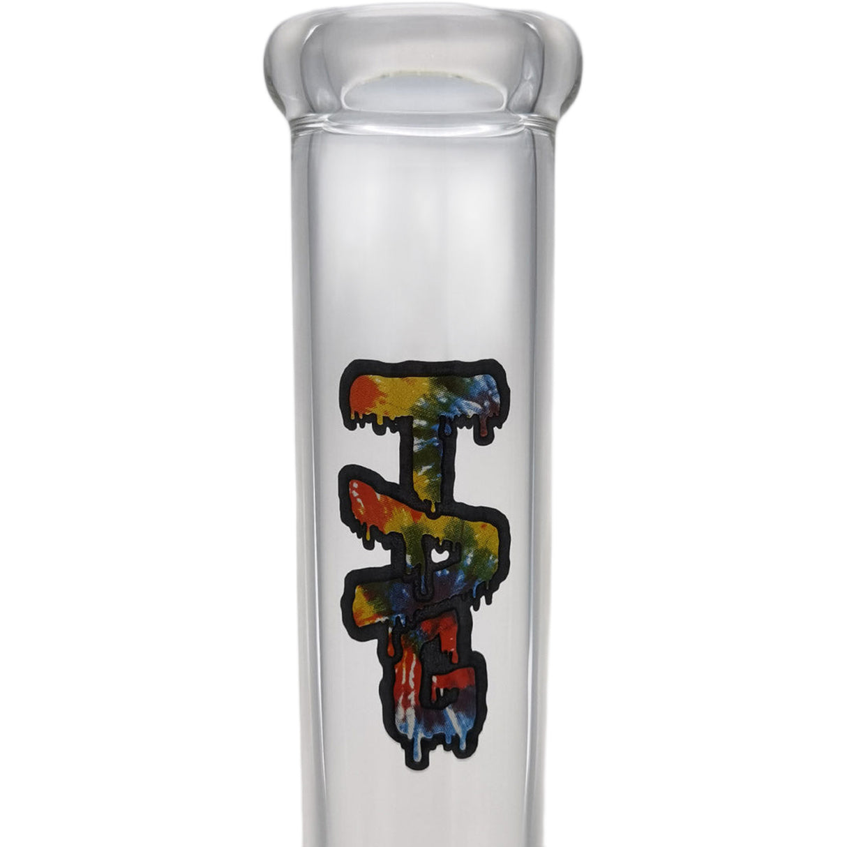 Thick Ass Glass 18" Tie Dye Beaker Bong 5mm Borosilicate w/ Downstem