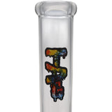 Thick Ass Glass 18" Tie Dye Beaker Bong 5mm Borosilicate w/ Downstem