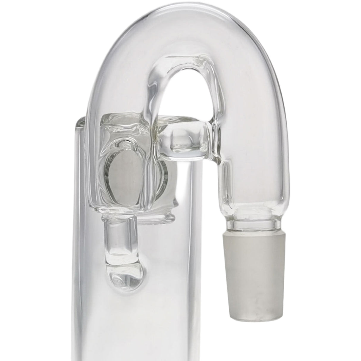 Thick Ass Glass 18MM Quartz Ash Catcher with Removable Downstem - 4mm Thick