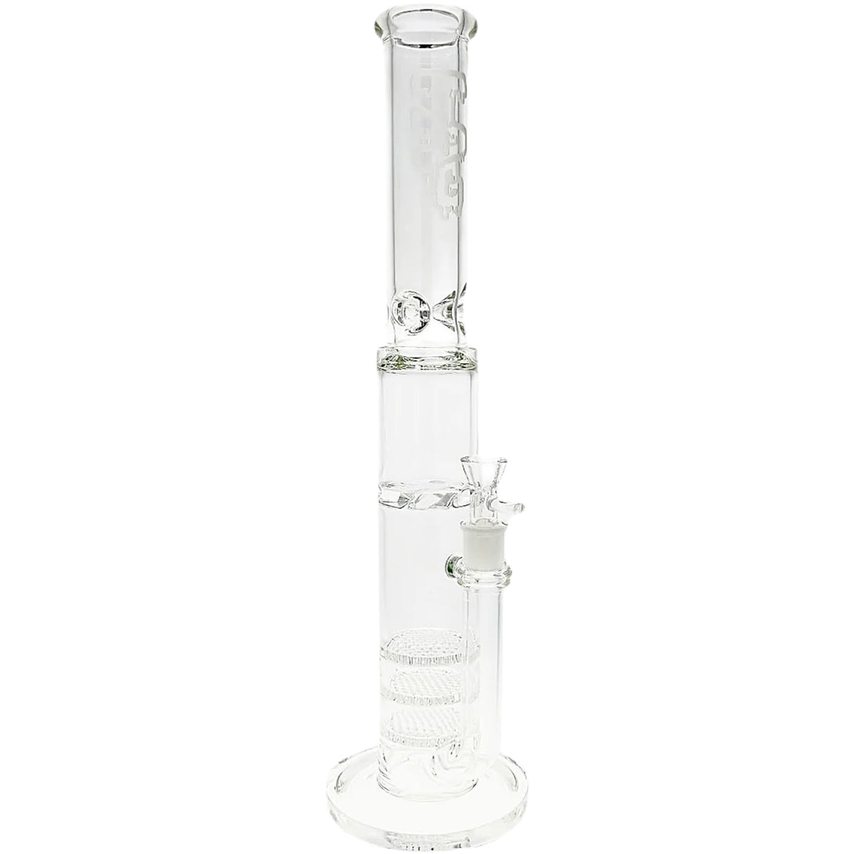 Thick Ass Glass 20" Triple Honeycomb Glass Bong w/ Spinning Guard