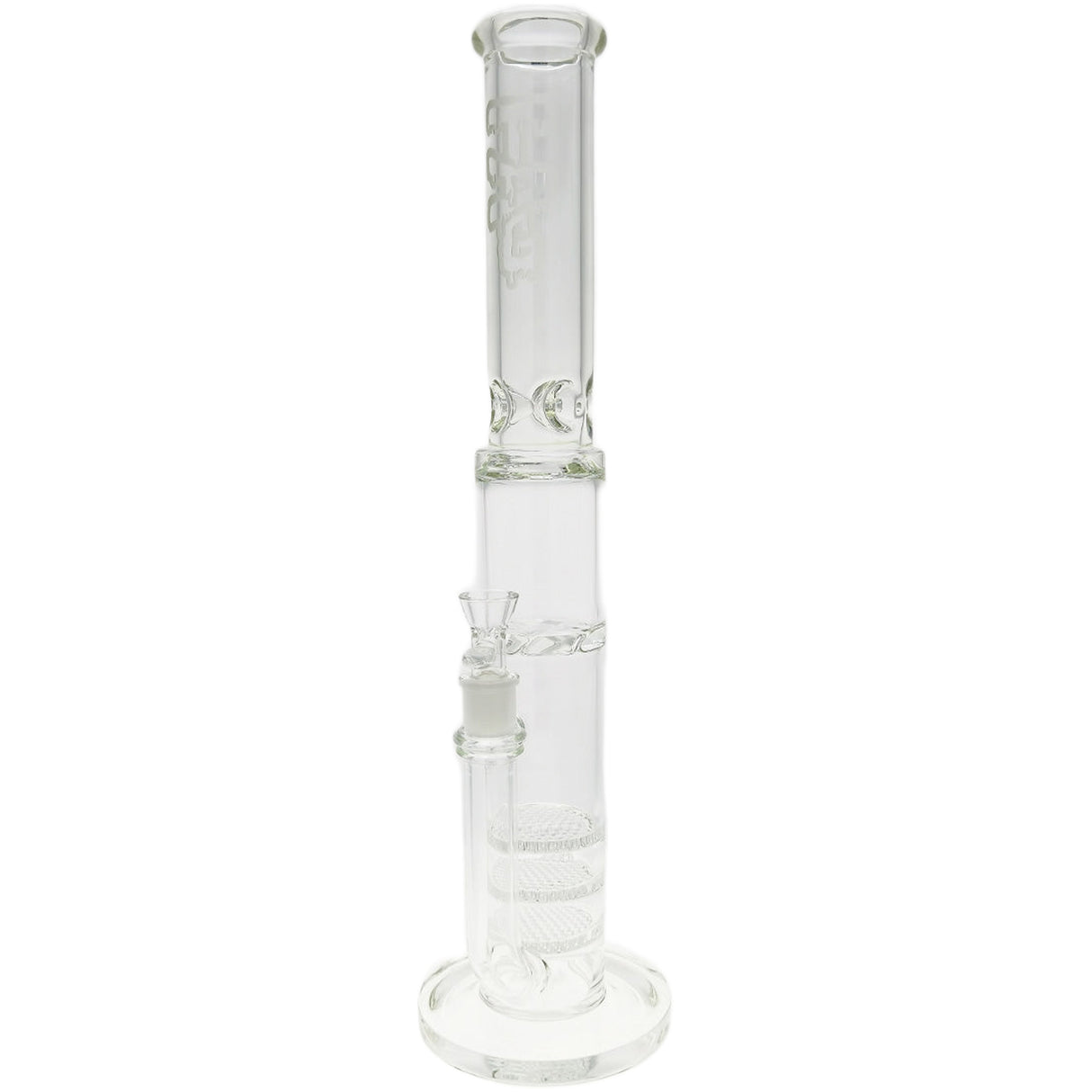 Thick Ass Glass 20" Triple Honeycomb Glass Bong w/ Spinning Guard
