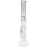 Thick Ass Glass 20" Triple Honeycomb Glass Bong w/ Spinning Guard
