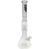 Thick Ass Glass 21" Beaker with Slit Pyramid & Showerhead Percolator - 50x7MM