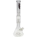 Thick Ass Glass 21" Beaker with Slit Pyramid & Showerhead Percolator - 50x7MM