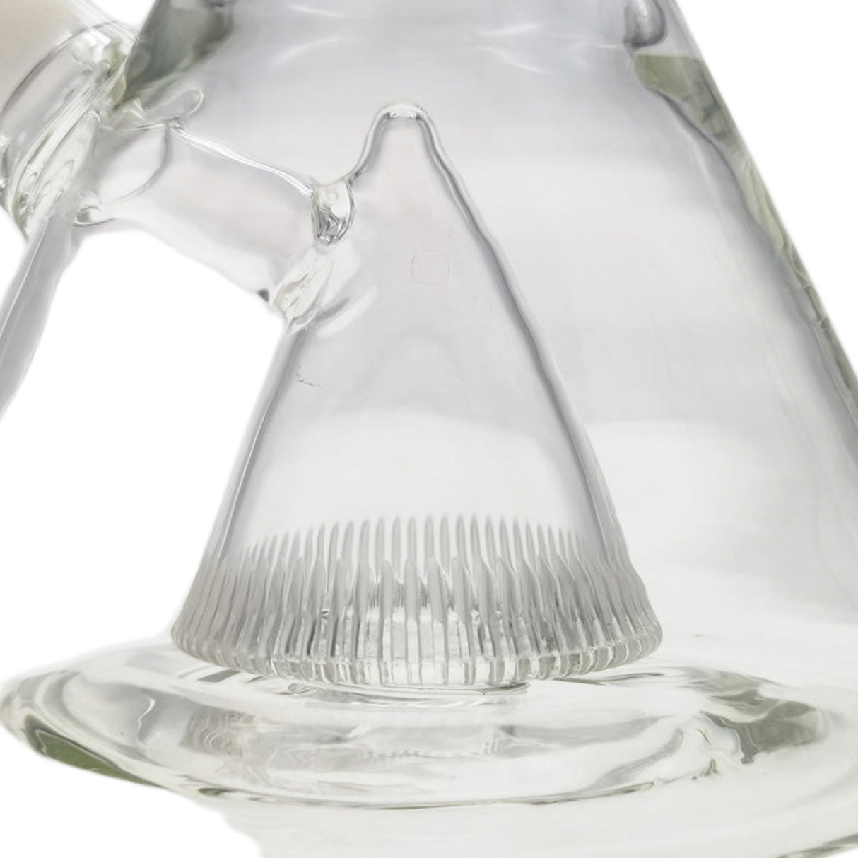Thick Ass Glass 21" Beaker with Slit Pyramid & Showerhead Percolator - 50x7MM