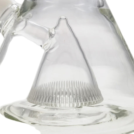 Thick Ass Glass 21" Beaker with Slit Pyramid & Showerhead Percolator - 50x7MM