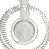 Thick Ass Glass 21" Beaker with Slit Pyramid & Showerhead Percolator - 50x7MM