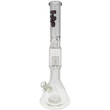 Thick Ass Glass 21" Beaker with Slit Pyramid & Showerhead Percolator - 50x7MM