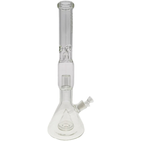 Thick Ass Glass 21" Beaker with Slit Pyramid & Showerhead Percolator - 50x7MM