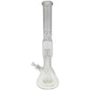 Thick Ass Glass 21" Beaker with Slit Pyramid & Showerhead Percolator - 50x7MM