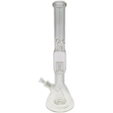 Thick Ass Glass 21" Beaker with Slit Pyramid & Showerhead Percolator - 50x7MM