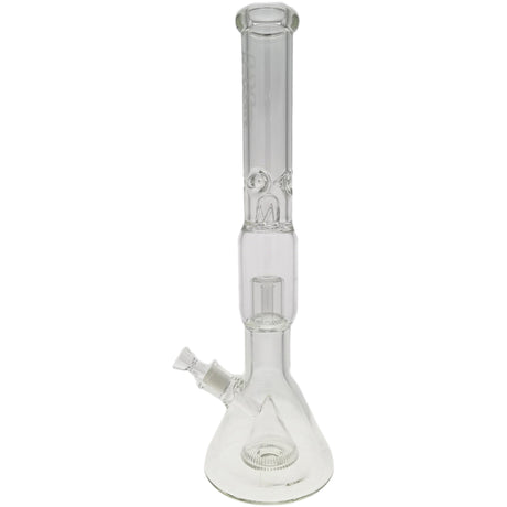 Thick Ass Glass 21" Beaker with Slit Pyramid & Showerhead Percolator - 50x7MM