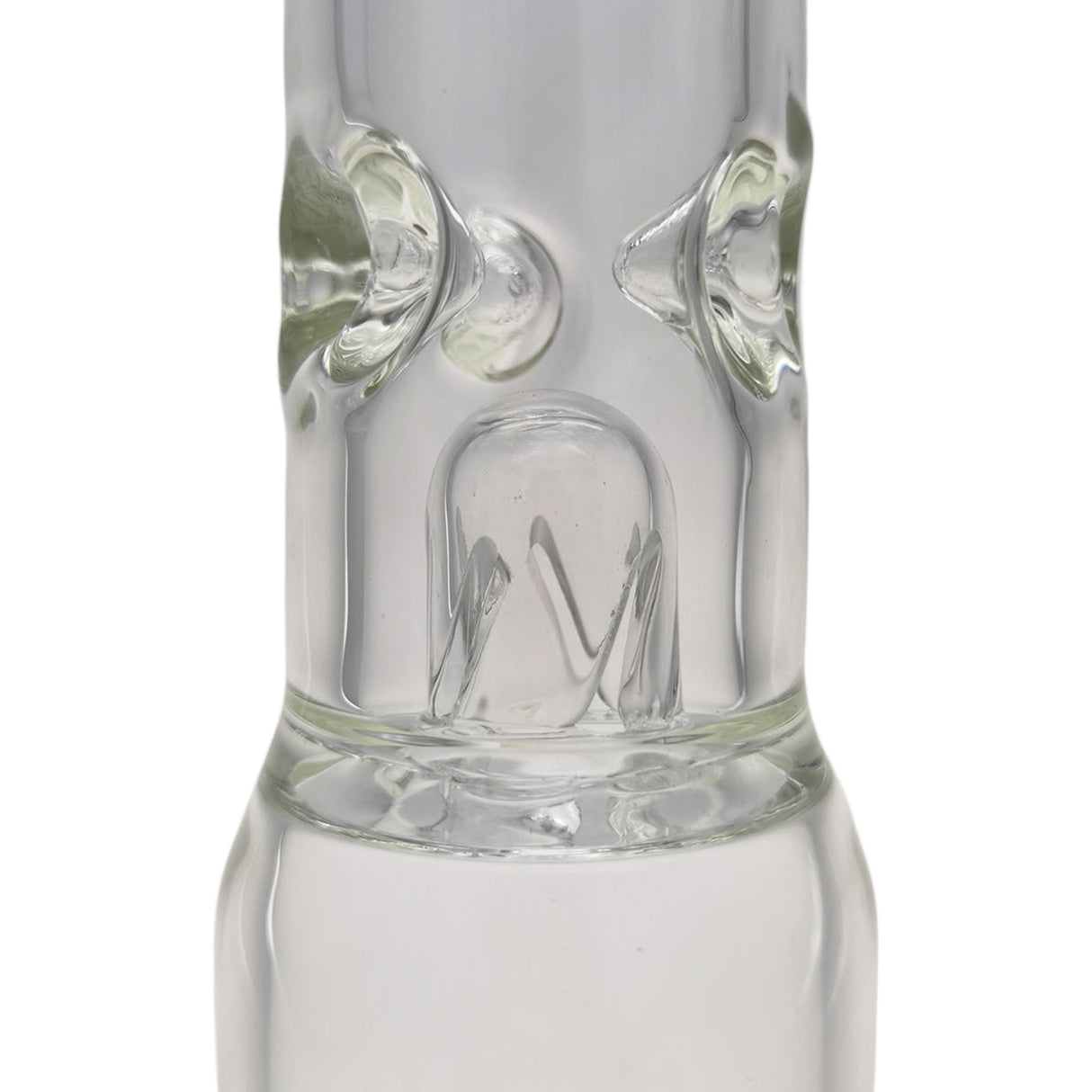 Thick Ass Glass 21" Beaker with Slit Pyramid & Showerhead Percolator - 50x7MM