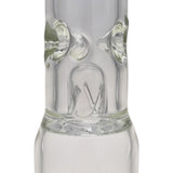 Thick Ass Glass 21" Beaker with Slit Pyramid & Showerhead Percolator - 50x7MM