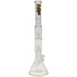 Thick Ass Glass 24" Hybrid Beaker Straight Bong w/ Double Showerhead Percolator 18MM
