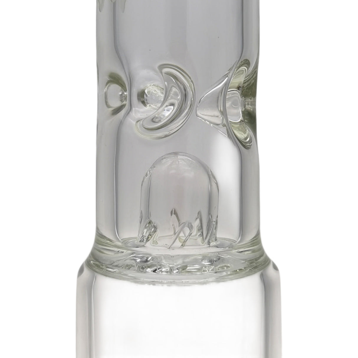 Thick Ass Glass 24" Hybrid Beaker Straight Bong w/ Double Showerhead Percolator 18MM