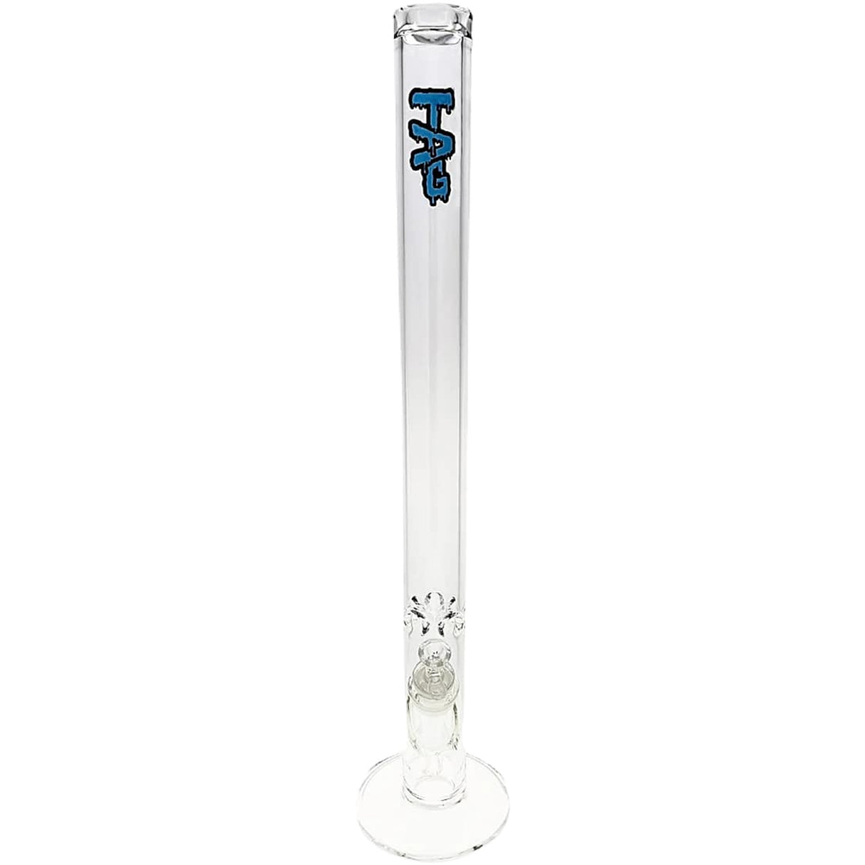 Thick Ass Glass 30" TAG Straight Tube Bong 50x9MM with Beaker Base & Versatile Downstem