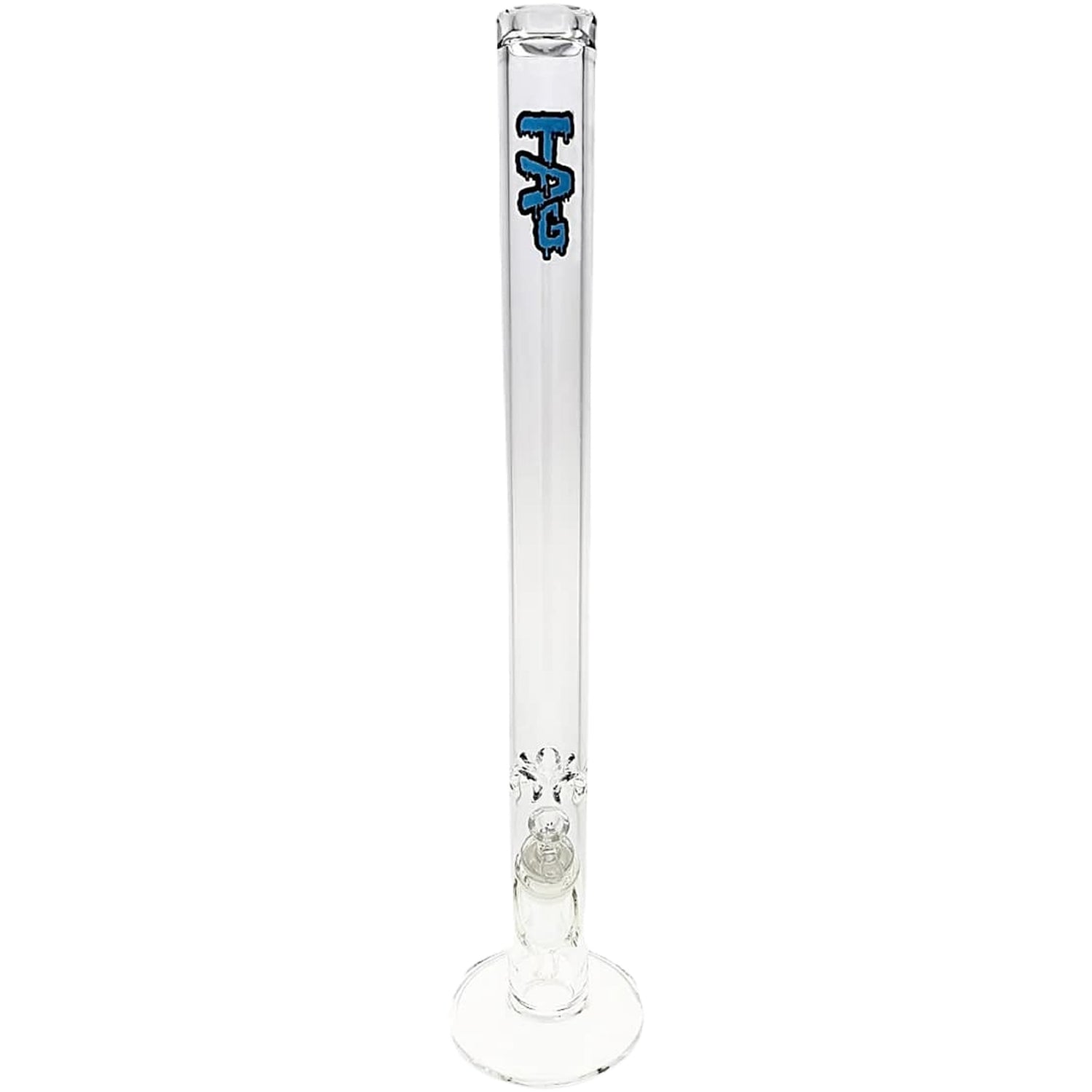 Thick Ass Glass 30" TAG Straight Tube Bong 50x9MM with Beaker Base & Versatile Downstem