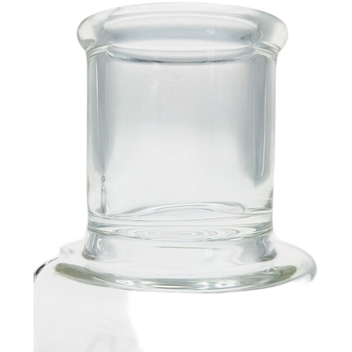 Thick Ass Glass 3.5" Q-Tip ISO Cleaning Jar w/ Alcohol Reservoir & Joint Plug