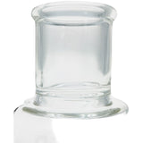 Thick Ass Glass 3.5" Q-Tip ISO Cleaning Jar w/ Alcohol Reservoir & Joint Plug